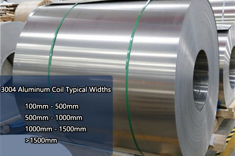 3004 Aluminum Coil Typical Widths
