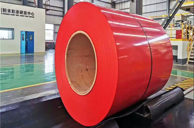 red color-coated aluminum coil